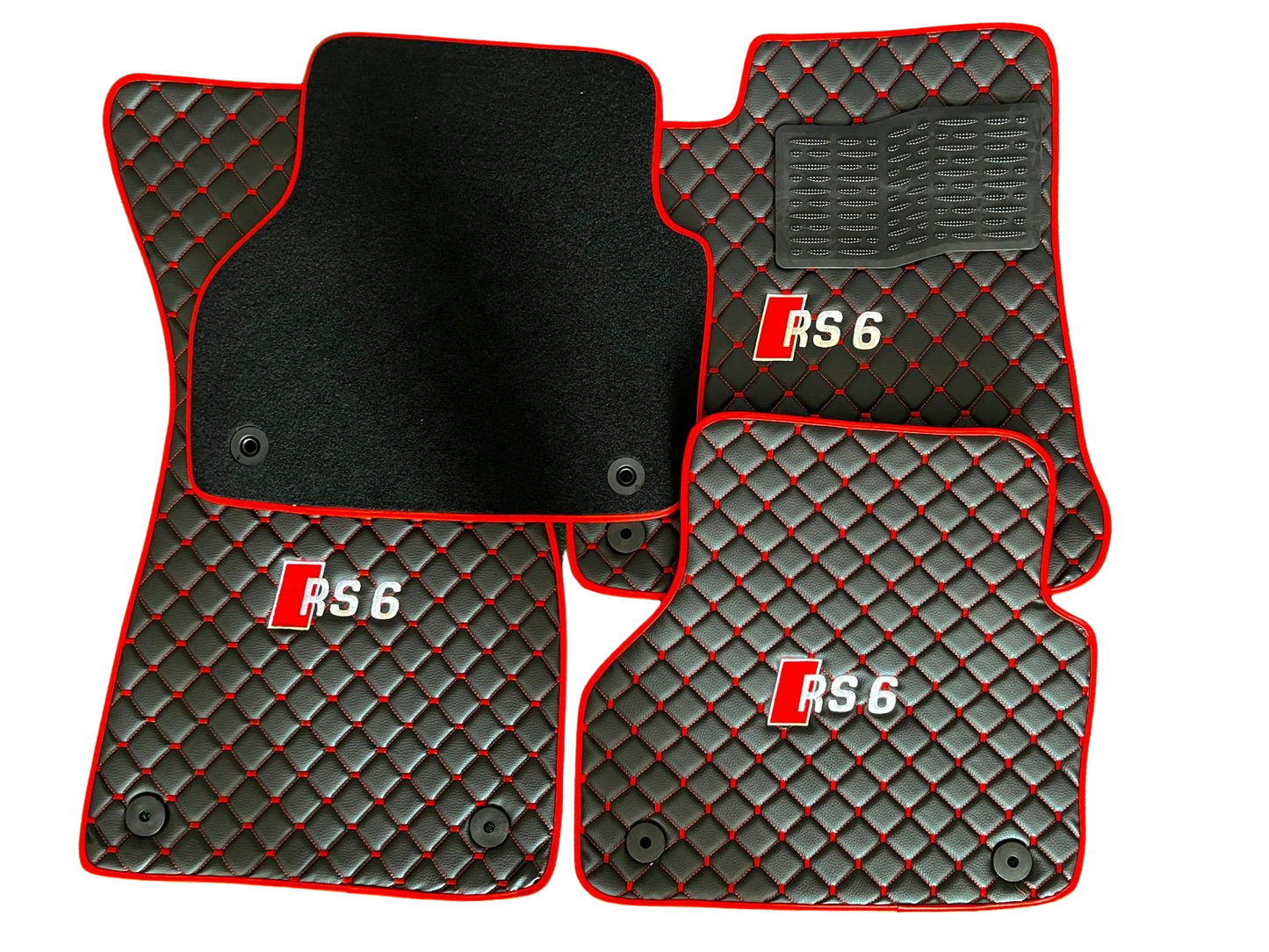 For Audi RS6 Car Floor Mats Custom fit Leather for all Audi RS6 Model Waterproof Carpet Liner