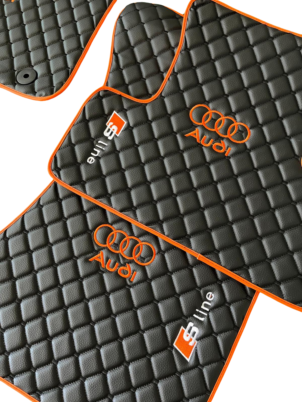 For Audi Q7 S Line Car Floor Mats Custom fit Leather for all Audi S Line Model Waterproof Carpet Liner