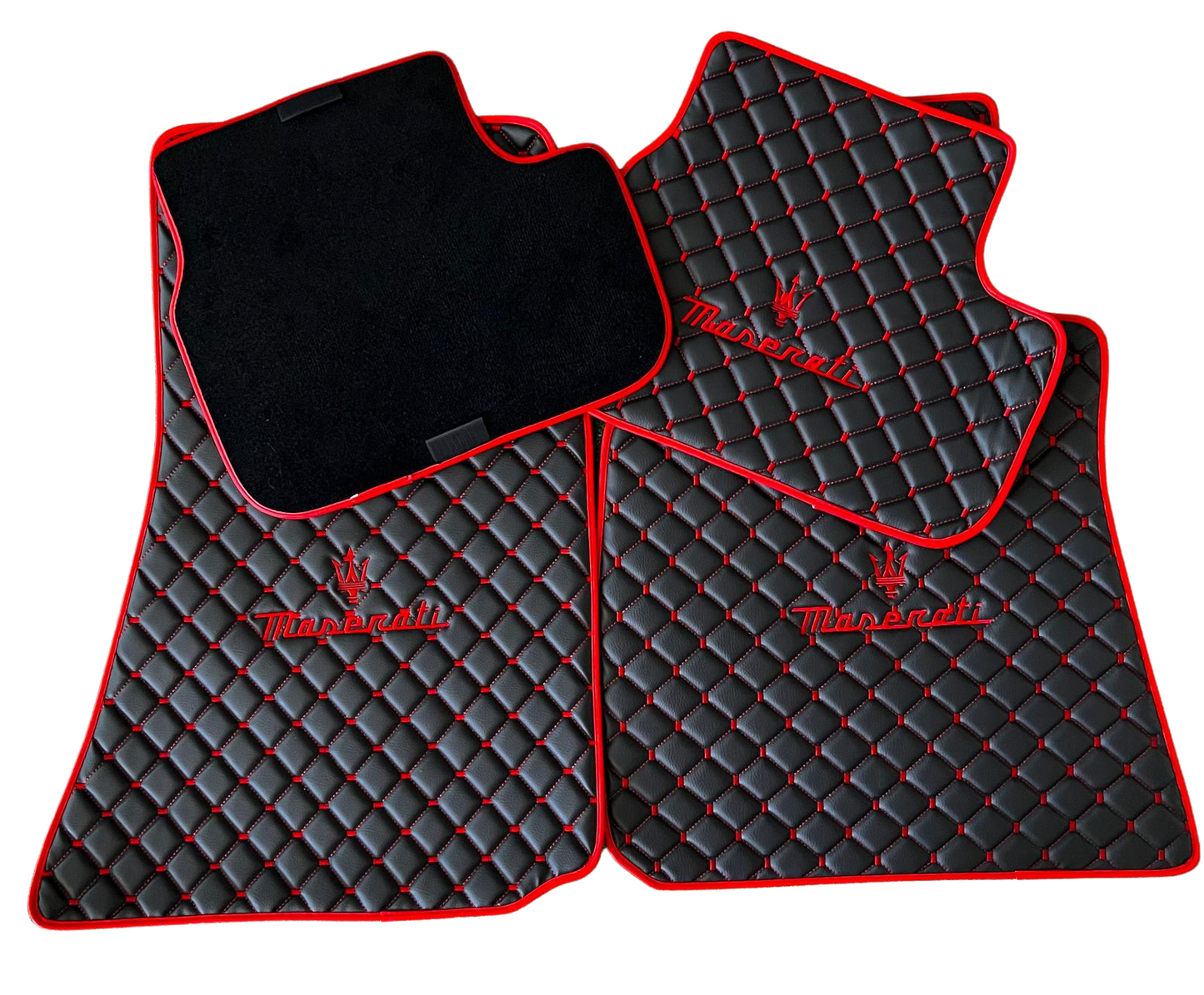 For Maserati Grecale (2022 - Present ) Car Floor Mats Custom fit Leather for all Maserati Model Waterproof Carpet Liner