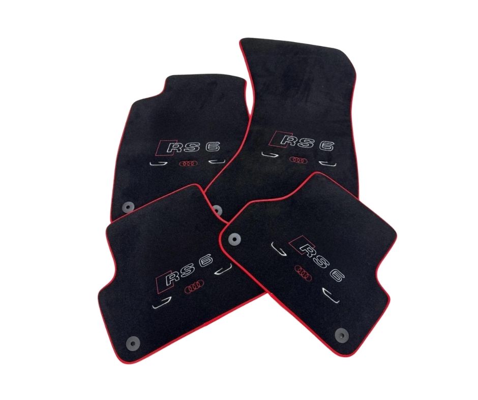 For all Audi RS6 Carpet Car Floor Mats for all RS6 Model Carpet Liner