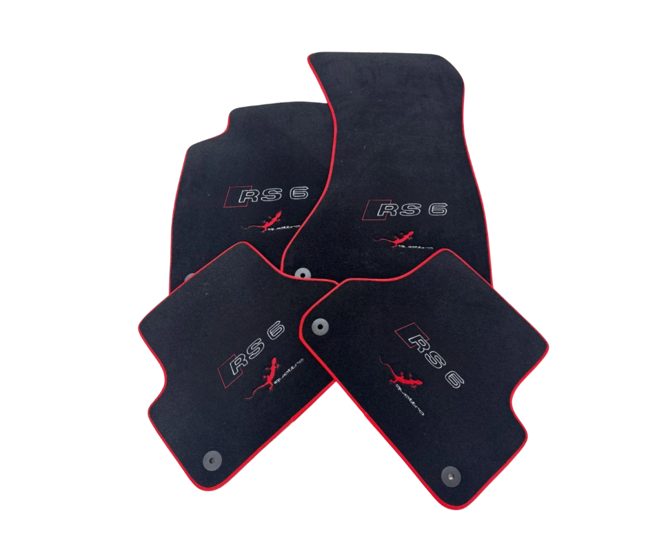 For all Audi RS6 Quattro Carpet Car Floor Mats for all RS6 Quattro Carpet Liner