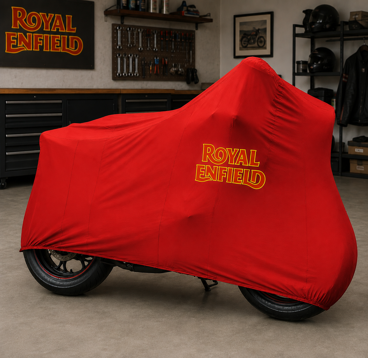 Royal Enfield Motorcycle Indoor Cover