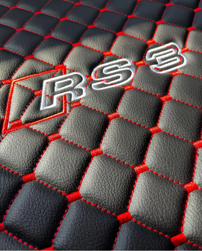 For Audi RS3 Car Floor Mats Custom fit Leather for all Audi RS3 Model Waterproof Carpet Liner
