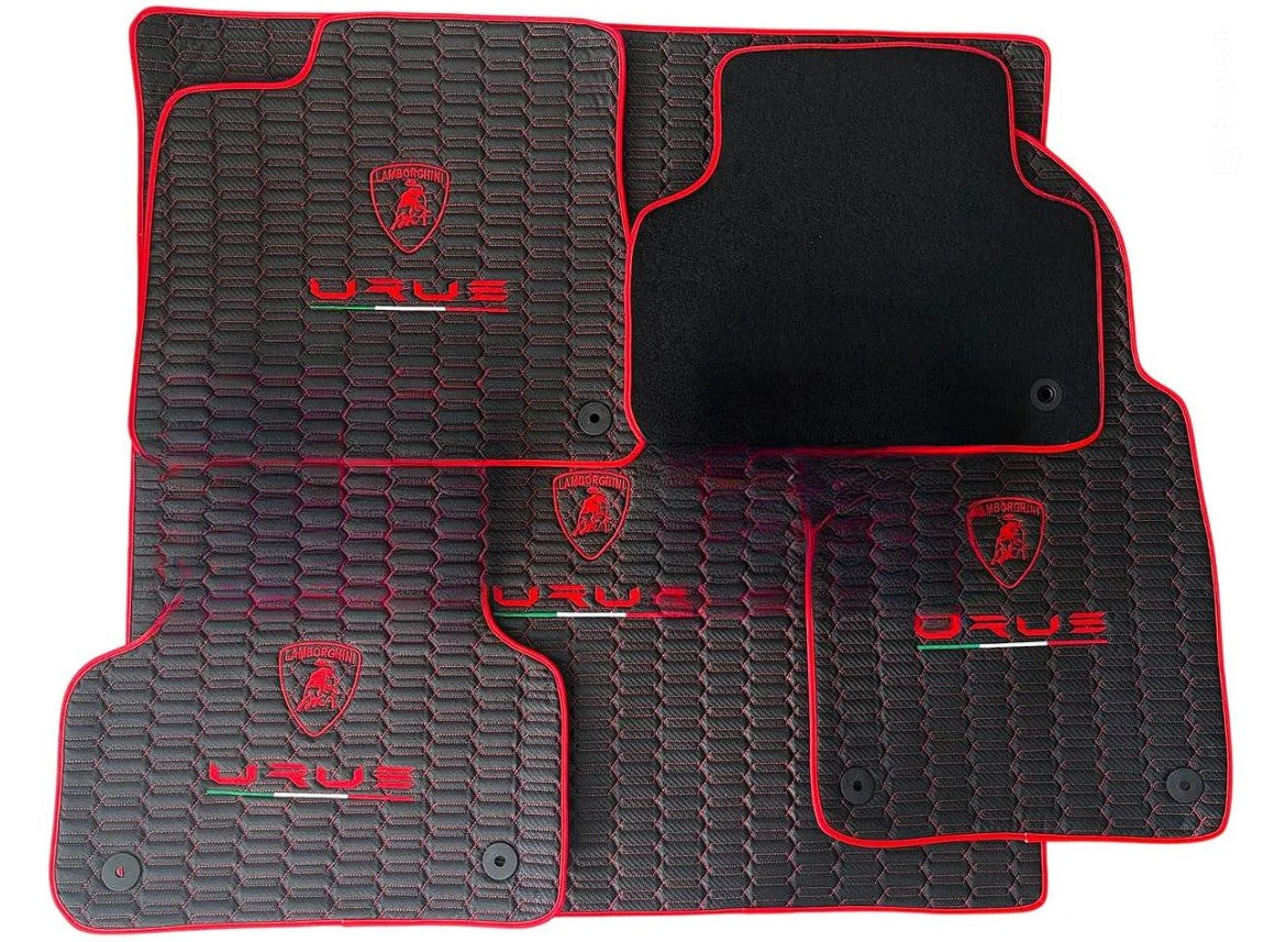 For Lamborghini Urus S - 2024 Car Floor Mats Custom fit Leather for all URUS Waterproof Carpet Liner