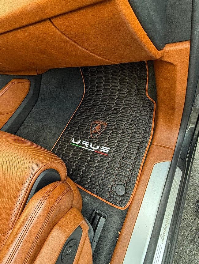 For Lamborghini URUS Trunk Mat+Car Floor Mats+2 Pieces Lumbar Cushion All Set Leather for all URUS Waterproof Carpet Liner
