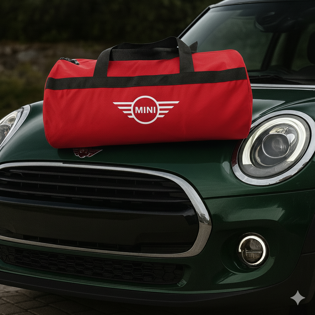 Luxury Mini Cooper Duffle Bag 30x50 cm