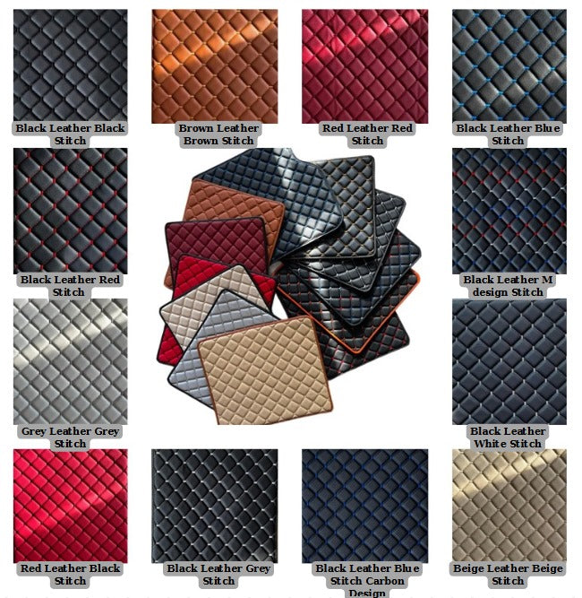For Audi Q7 S Line Car Floor Mats Custom fit Leather for all Audi S Line Model Waterproof Carpet Liner