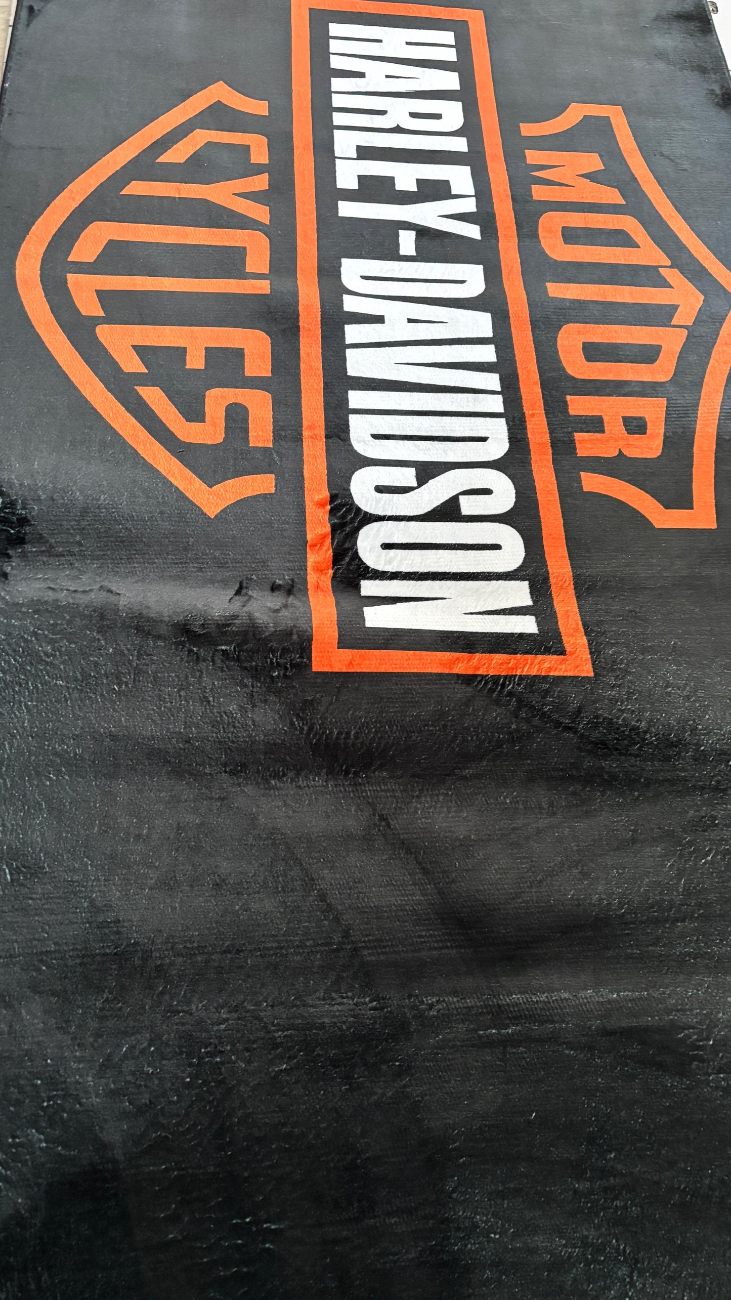 Harley Davidson Premium Motorcycle Mat – Non-Slip, Soft & Durable (220x80 cm)