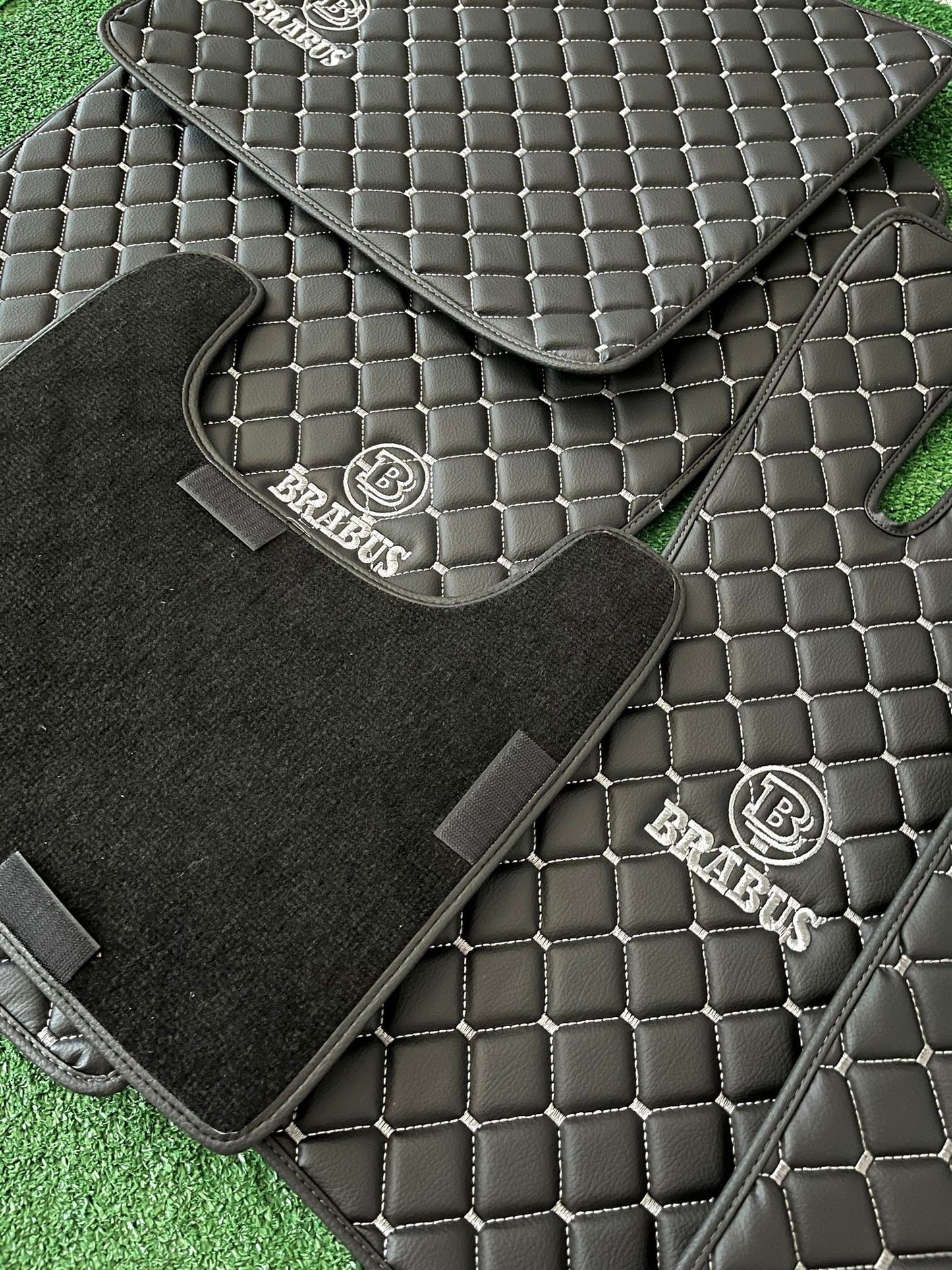For BRABUS Car Floor Mats Custom fit Leather for all Brabus Model Waterproof Carpet Liner