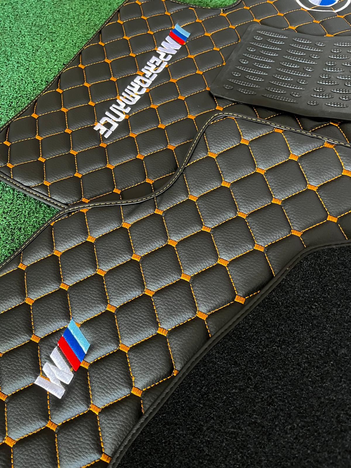 For all BMW M5 Car Floor Mats Custom fit Leather for all BMW M Performance Waterproof Carpet Liner