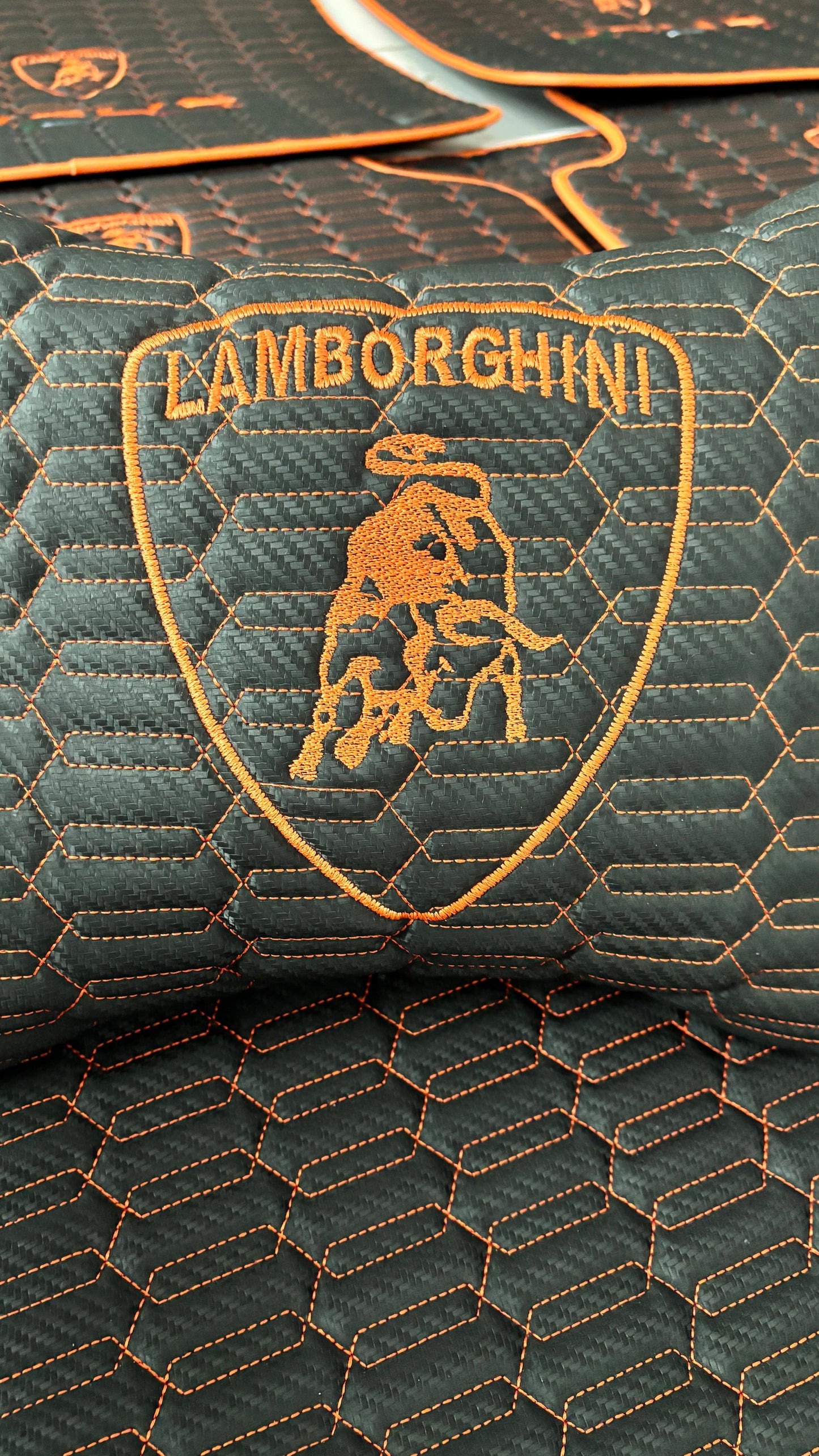 For Lamborghini URUS Trunk Mat+Car Floor Mats+2 Pieces Lumbar Cushion All Set Leather for all URUS Waterproof Carpet Liner