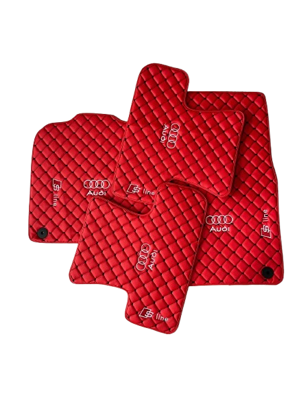 For Audi A5 S Line Car Floor Mats Custom fit Leather for all Audi S Line Model Waterproof Carpet Liner