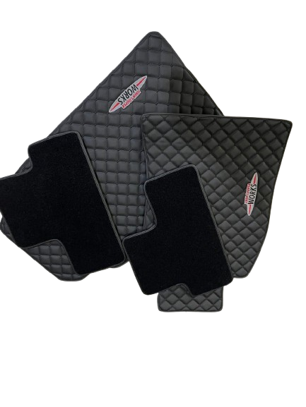 For Mini Cooper John Cooper Works R50 (2001-2006) Car Floor Mats Custom fit Leather for all Mini Cooper Waterproof Carpet Liner