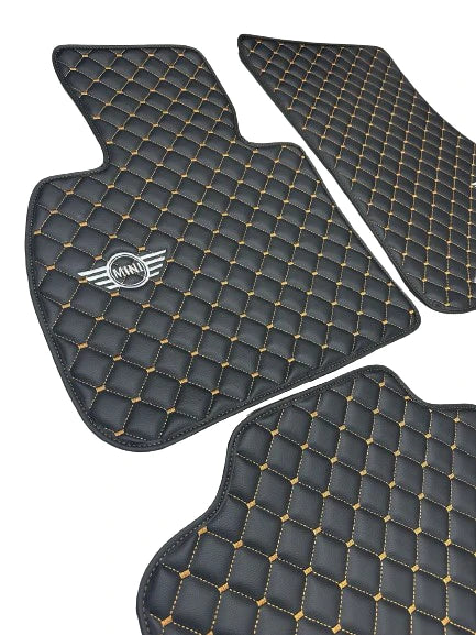 For Mini Cooper John Cooper Works R50 (2001-2006) Car Floor Mats Custom fit Leather for all Mini Cooper Waterproof Carpet Liner
