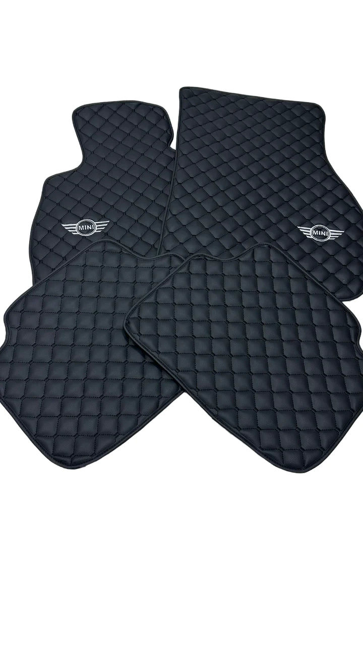For Mini Cooper John Cooper Works R50 (2001-2006) Car Floor Mats Custom fit Leather for all Mini Cooper Waterproof Carpet Liner
