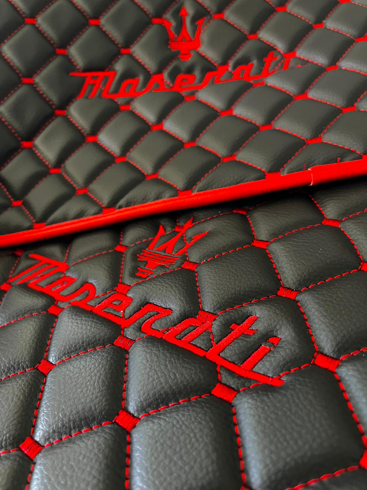 For Maserati Ghibli (2013-2024) Car Floor Mats Custom fit Leather for all Maserati Model Waterproof Carpet Liner