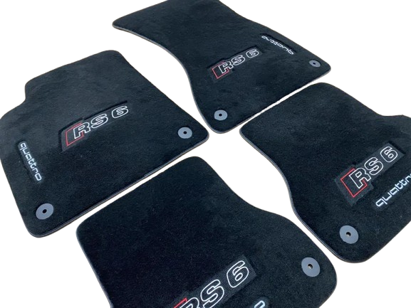 For all Audi RS6 Quattro Carpet Car Floor Mats Custom fit for all Audi RS6 Quattro Model Carpet Liner