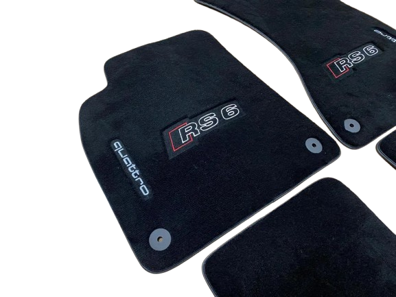 For all Audi RS6 Quattro Carpet Car Floor Mats Custom fit for all Audi RS6 Quattro Model Carpet Liner