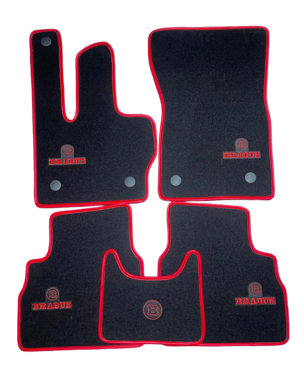 For all BRABUS Series Carpet Car Floor Mats