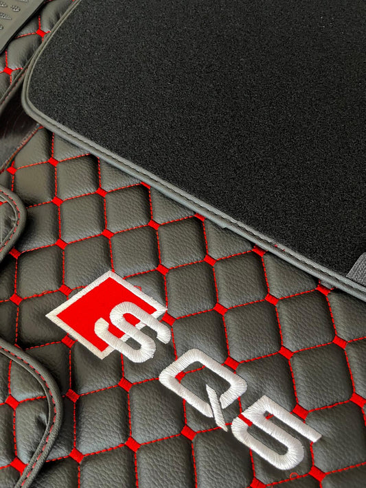 For Audi SQ5 Car Floor Mats Custom fit Leather for all Audi SQ5 Model Waterproof Carpet Liner