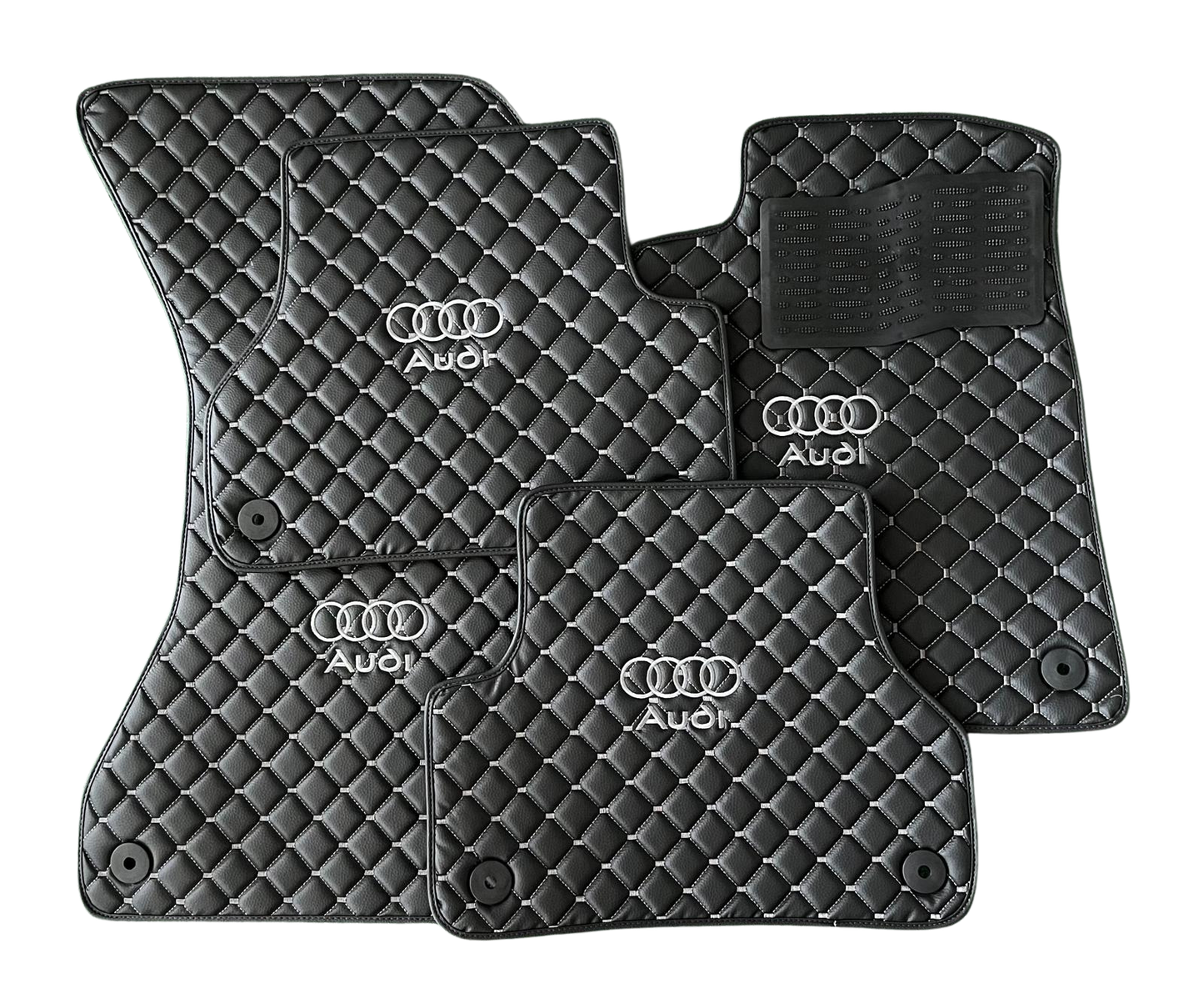 For Audi Car Floor Mats Custom fit Leather for all Audi Model Waterproof Carpet Liner