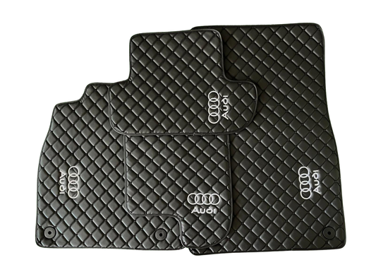 For Audi Car Floor Mats Custom fit Leather for all Audi Model Waterproof Carpet Liner