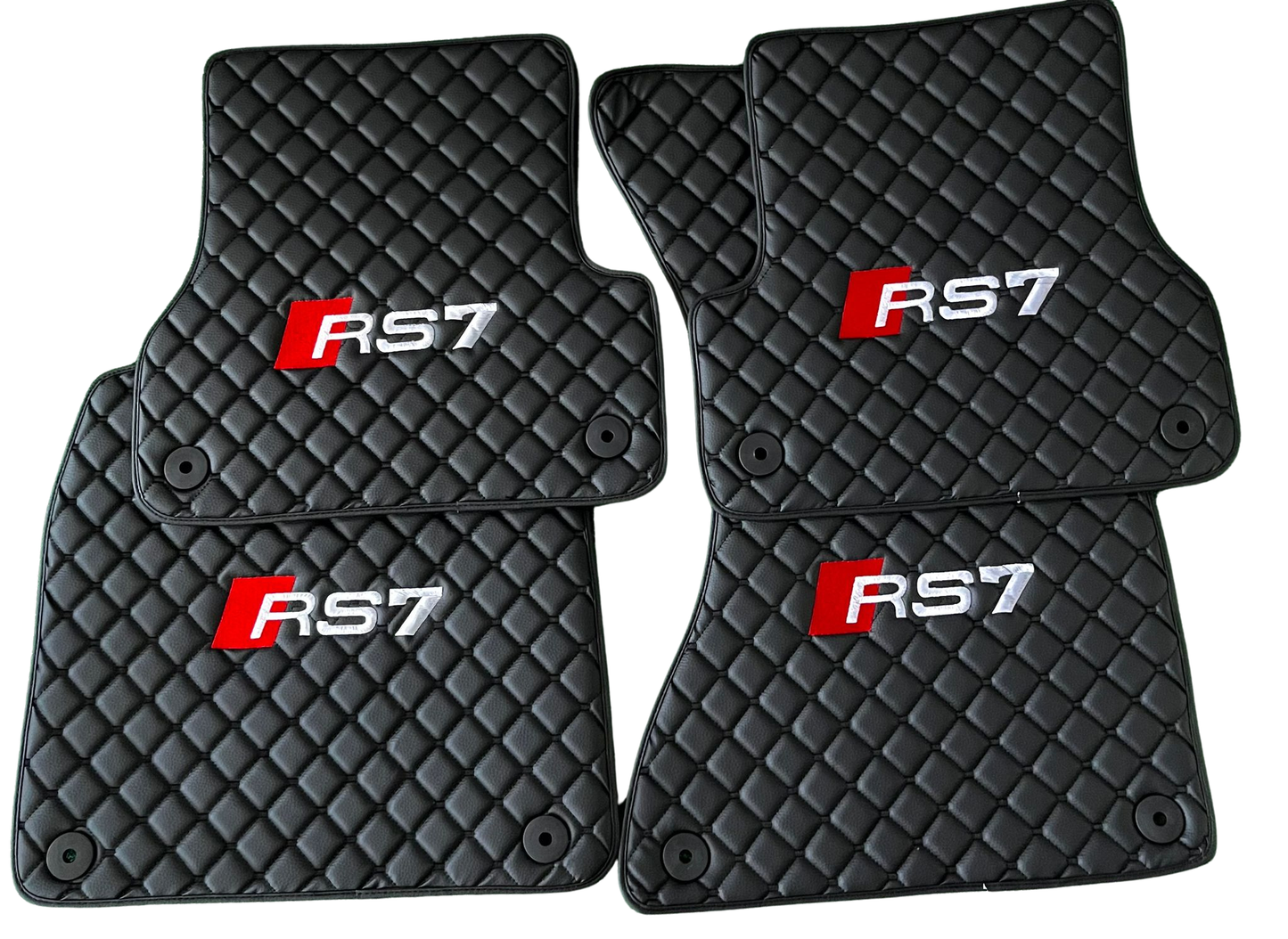 For Audi RS7 Car Floor Mats Custom fit Leather for all Audi RS7 Model Waterproof Carpet Liner