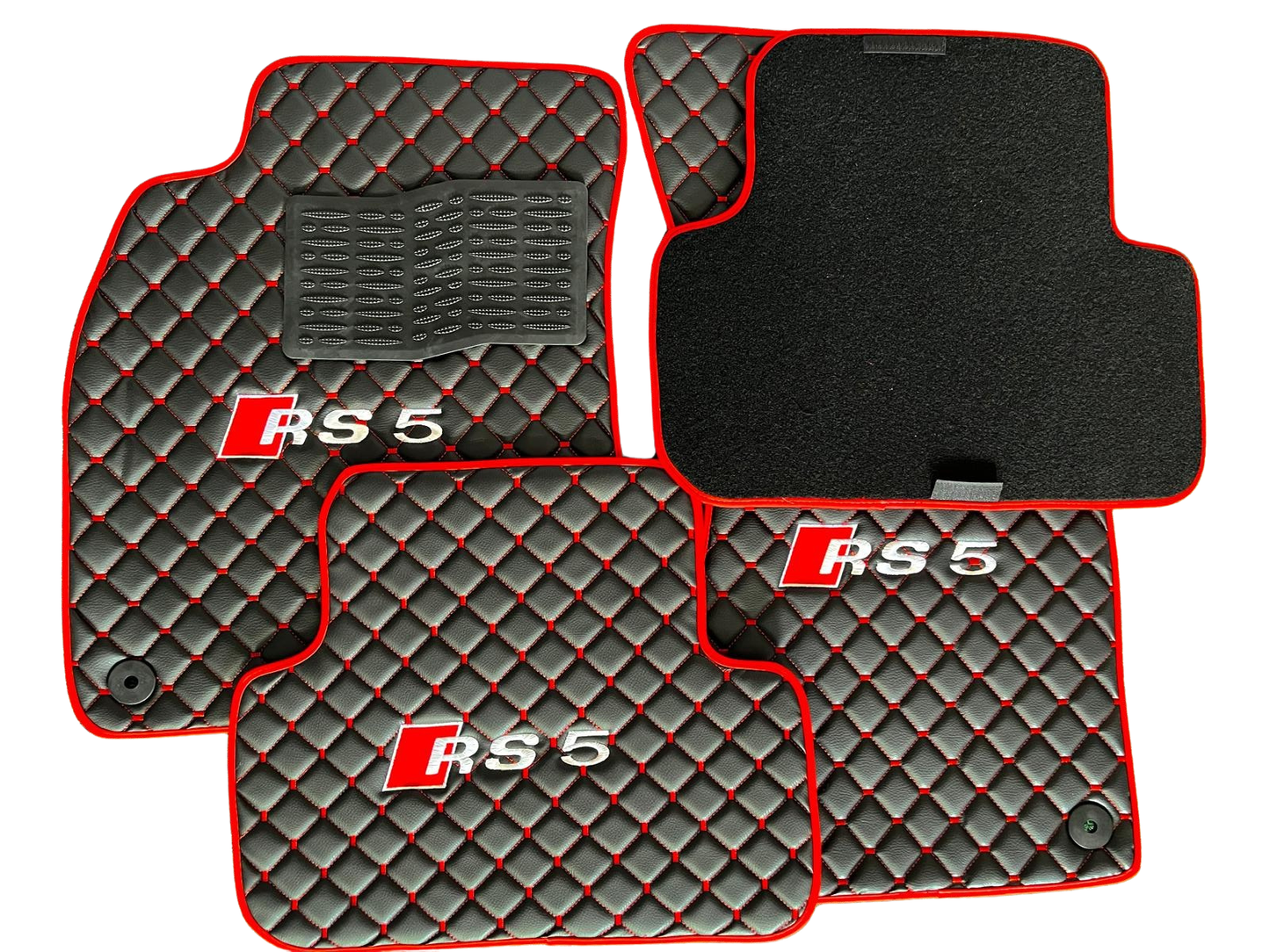For Audi RS5 Car Floor Mats Custom fit Leather for all Audi RS5 Model Waterproof Carpet Liner