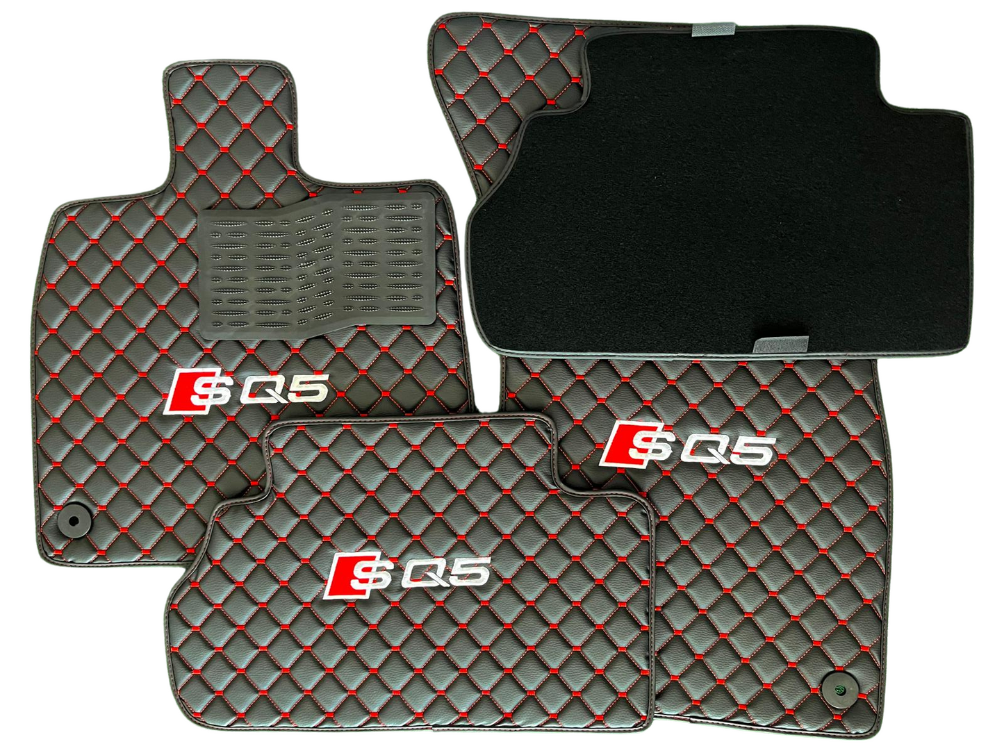 For Audi SQ5 Car Floor Mats Custom fit Leather for all Audi SQ5 Model Waterproof Carpet Liner