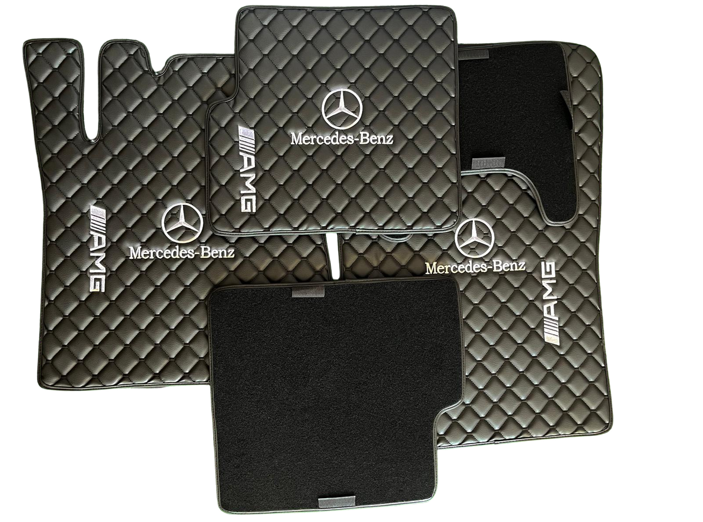 For Mercedes Benz and AMG Car Floor Mats Custom fit Leather for all Mercedes Benz AMG Model Waterproof Carpet Liner