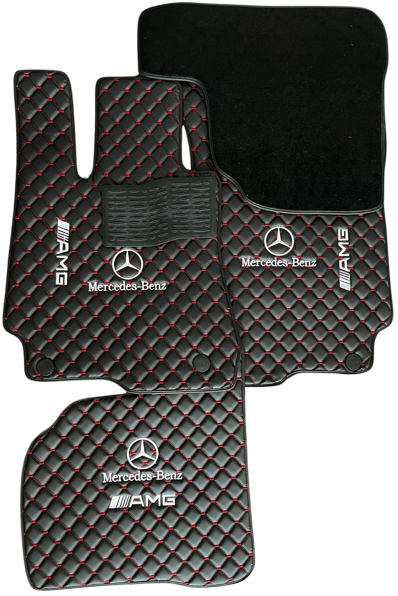 For Mercedes Benz and AMG Car Floor Mats Custom fit Leather for all Mercedes Benz AMG Model Waterproof Carpet Liner