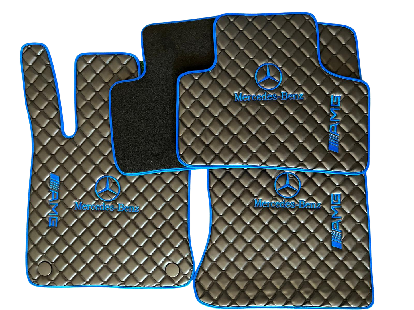 For Mercedes Benz and AMG Car Floor Mats Custom fit Leather for all Mercedes Benz AMG Model Waterproof Carpet Liner