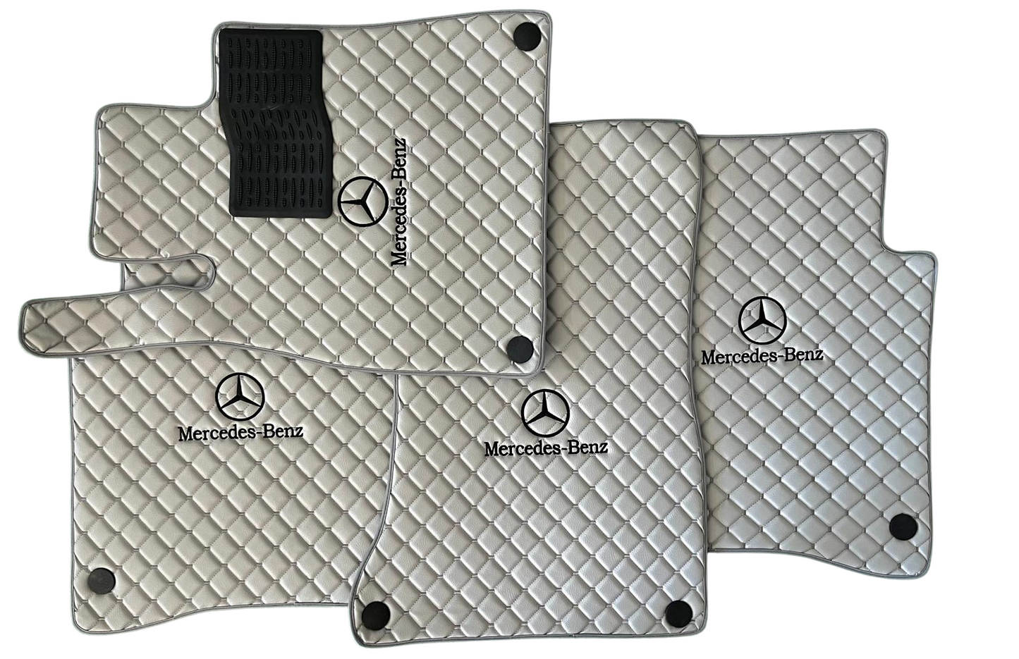 For Mercedes Benz Car Floor Mats Custom fit Leather for all Mercedes Benz Model Waterproof Carpet Liner