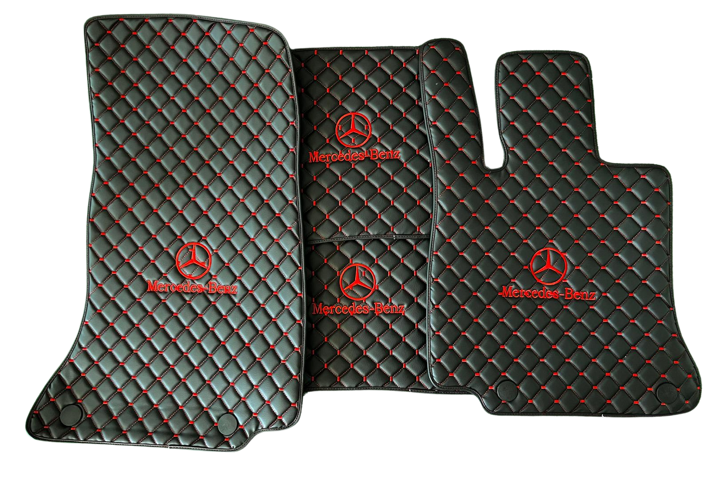 For Mercedes Benz and AMG Car Floor Mats Custom fit Leather for all Mercedes Benz AMG Model Waterproof Carpet Liner