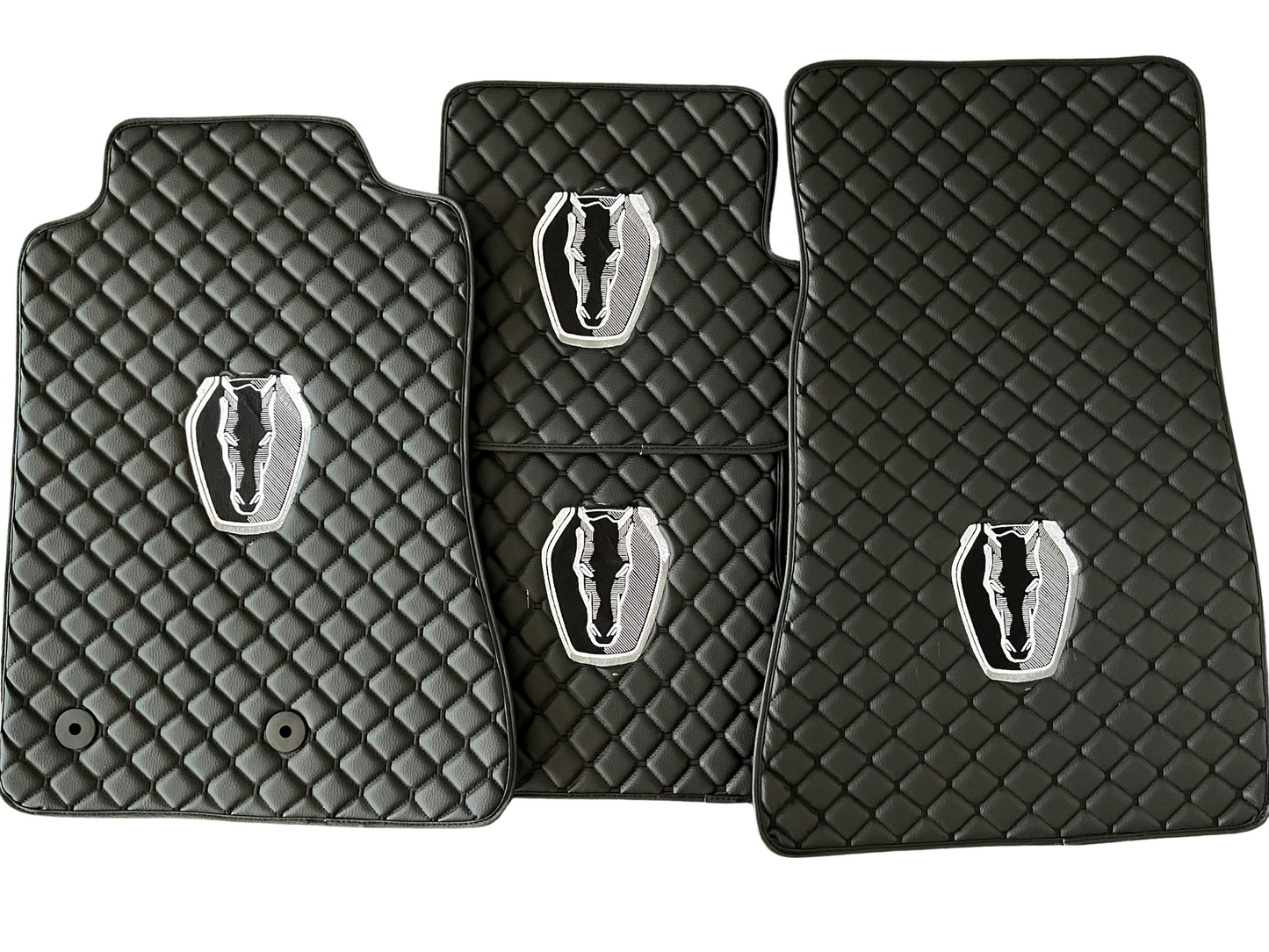 For Ford Mustang Darkhorse Car Floor Mats Custom fit Leather for all Mustang Model Waterproof Carpet Liner