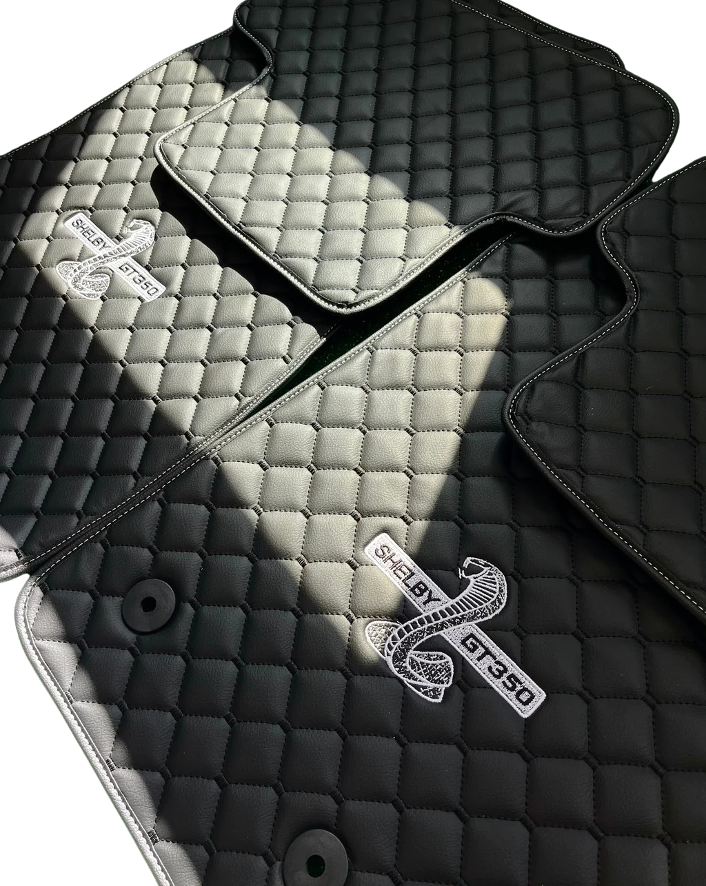 For Shelby GT350 Car Floor Mats Custom fit Leather for all Shelby GT350 Model Waterproof Carpet Liner