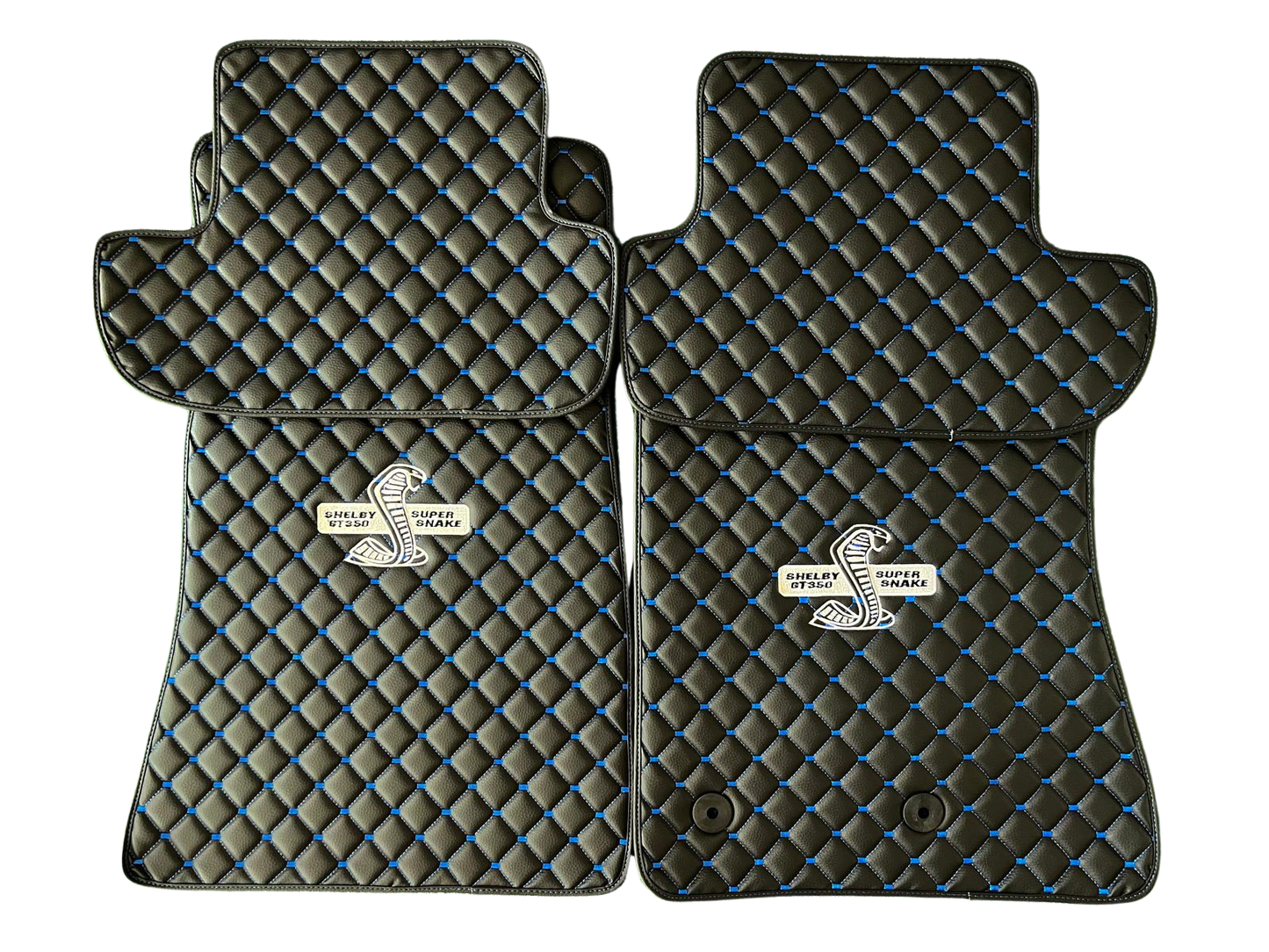 For Shelby GT350 Supersnake Car Floor Mats Custom fit Leather for all Shelby GT350 Supersnake Model Waterproof Carpet Liner