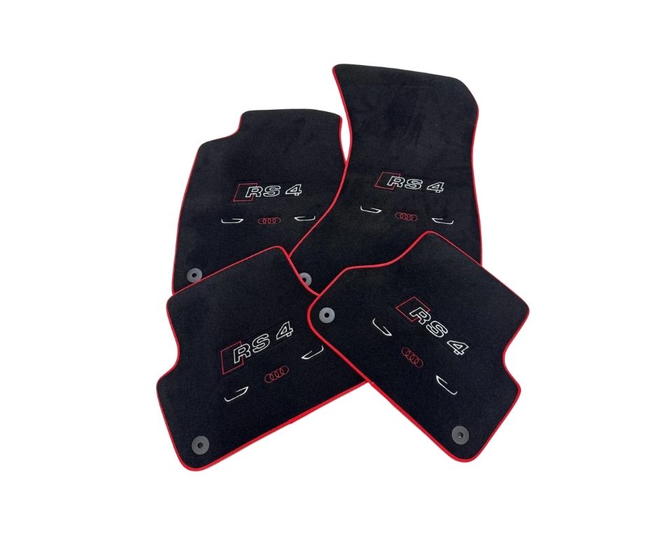 For all Audi RS4 Model Floor Mats Custom fit Carpet Liner