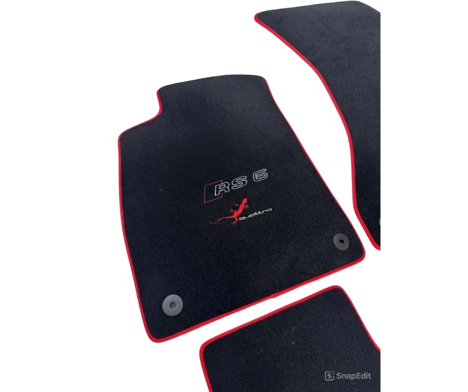 For all Audi RS6 Quattro Carpet Car Floor Mats for all RS6 Quattro Carpet Liner