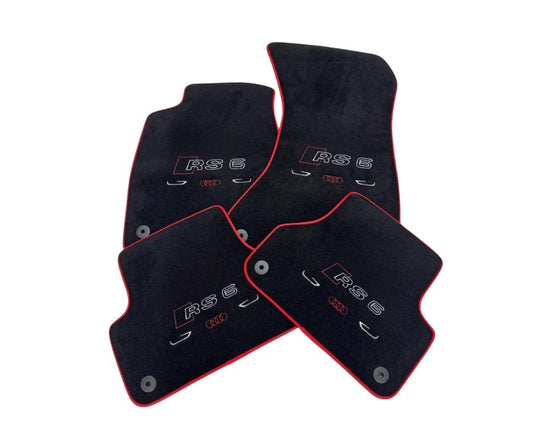 For all Audi RS6 Carpet Car Floor Mats for all RS6 Model Carpet Liner