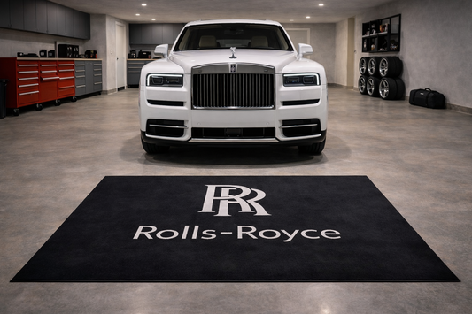 Rolls Royce Premium Home, Garage & Display Carpet Mat – Non-Slip, Soft & Durable (59.1 × 86.6 Inch)