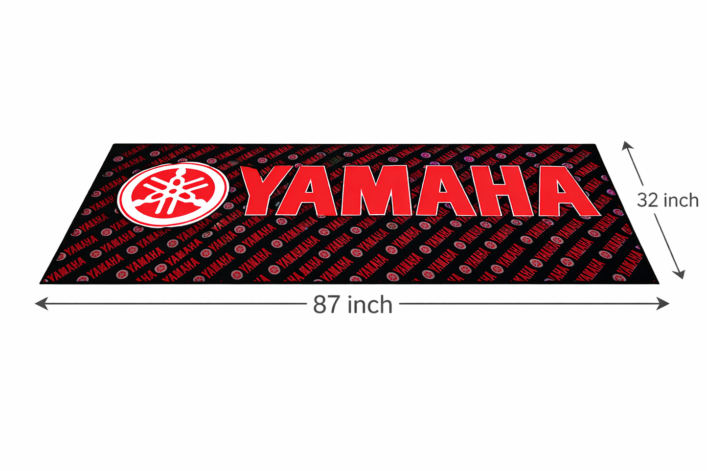 Yamaha Premium Motorcycle Mat – Non-Slip, Soft & Durable (32x87 Inch)