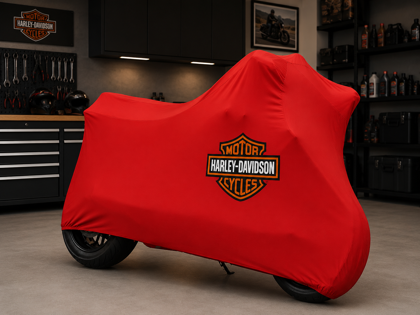 Harley Davidson Motorcycle Indoor Cover