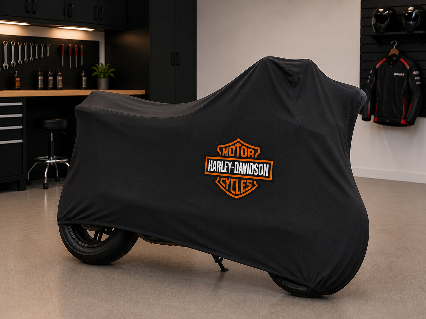 Harley Davidson Motorcycle Indoor Cover