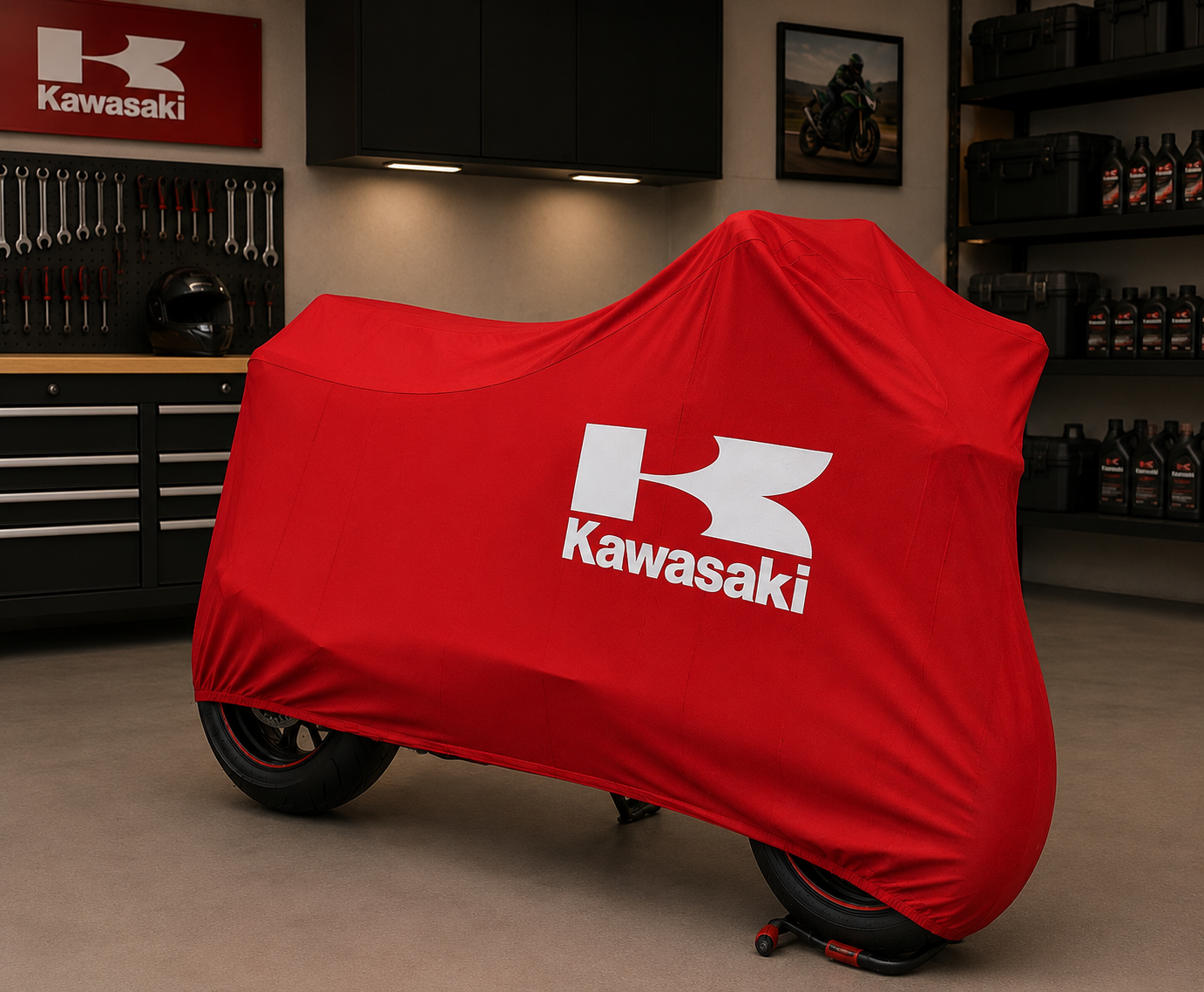 Kawasaki Motorcycle Indoor Cover
