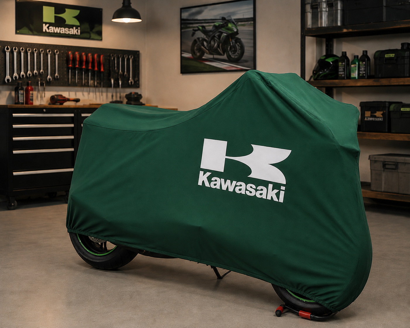 Kawasaki Motorcycle Indoor Cover