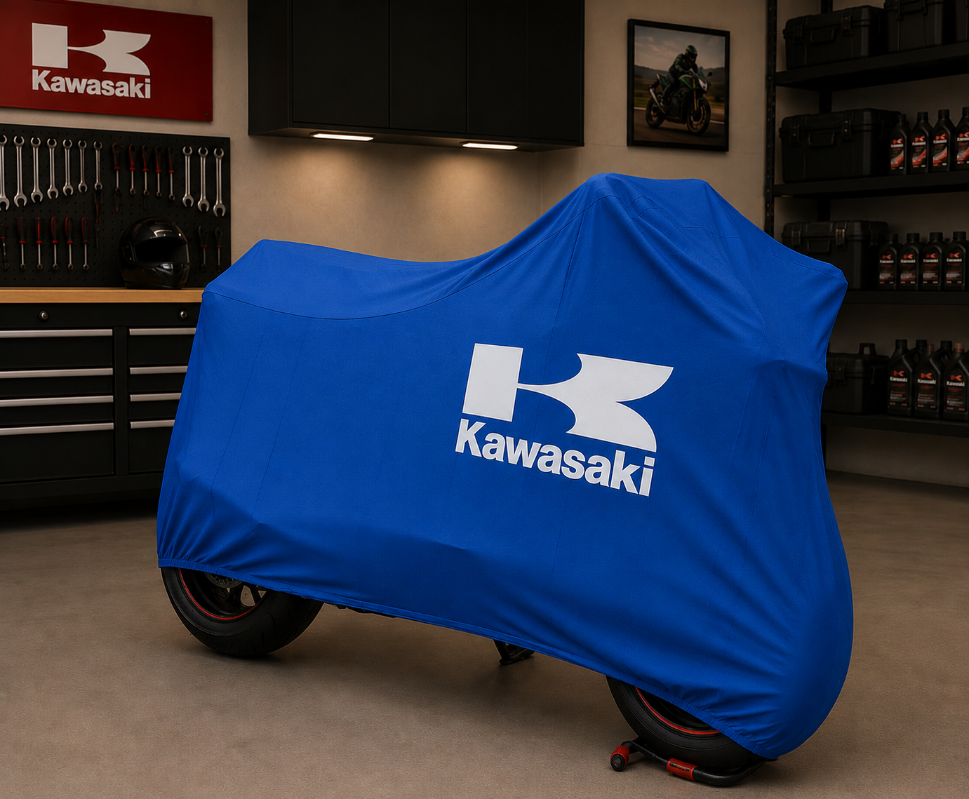 Kawasaki Motorcycle Indoor Cover