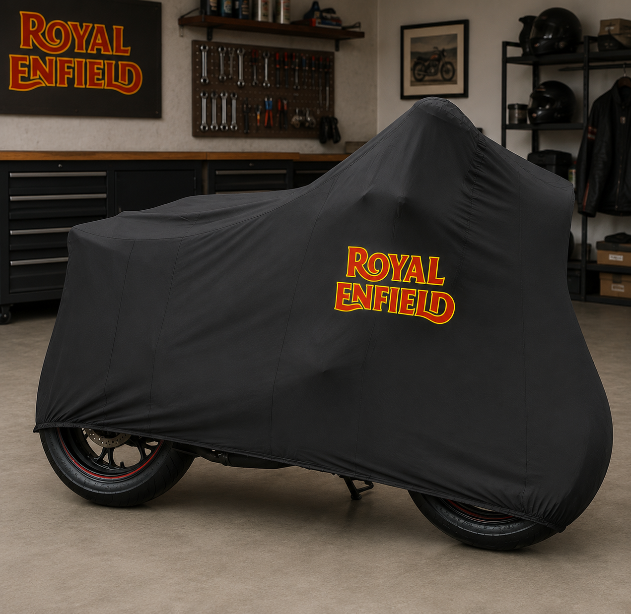 Royal Enfield Motorcycle Indoor Cover