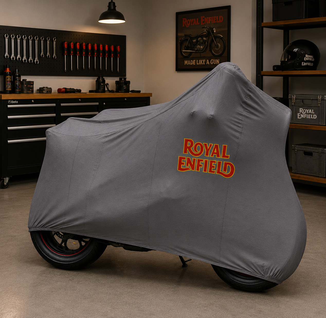 Royal Enfield Motorcycle Indoor Cover
