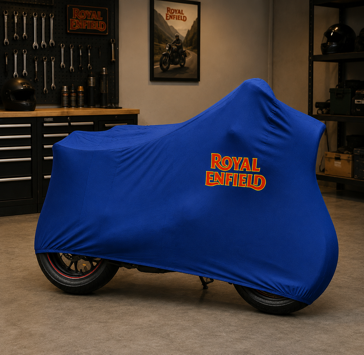 Royal Enfield Motorcycle Indoor Cover